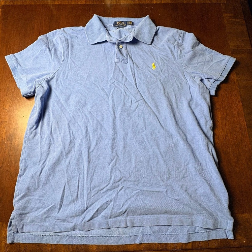 Polo Ralph Lauren Classic Fit Blue Pony Logo Polo Shirt XL